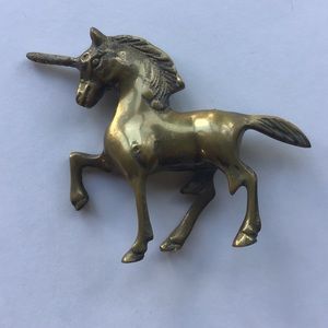 Vintage Accents - Vintage solid brass unicorn figurine. Vintage Accents - Vintage solid brass unicorn figurine.